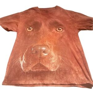 The Mountain chocolate Labrador Short Sleeve Tee size S